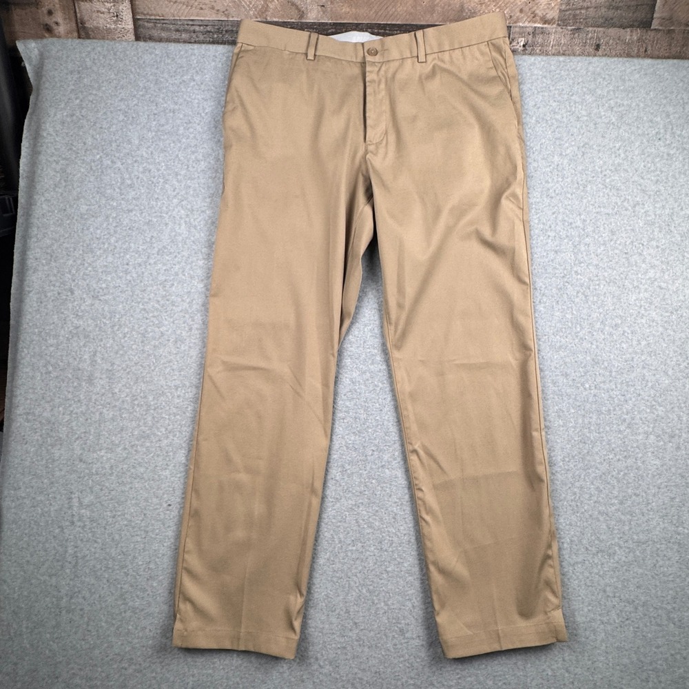 Nike Golf Pants Mens 35x30 Tan Dri-FIT Standard Fit Khaki Chino Performance